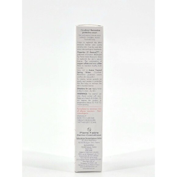 Avene Cicalfate Restorative Protective Cream Fragrance Free Zinc 1.3 oz - Picture 4 of 6